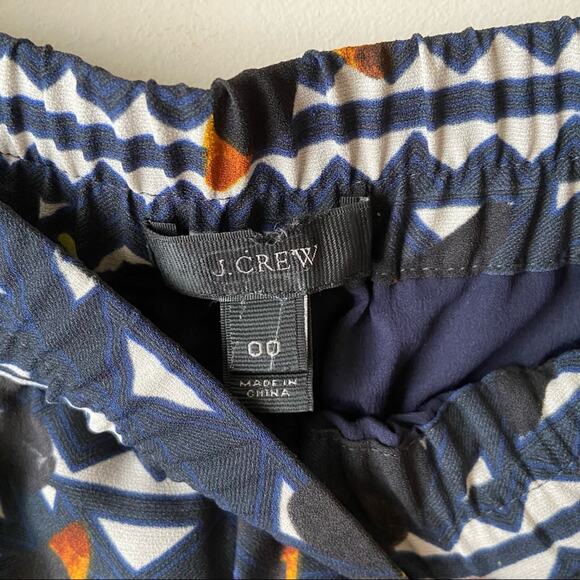 J. Crew Geometric Print Joggers Size 00 - Picture 4 of 7